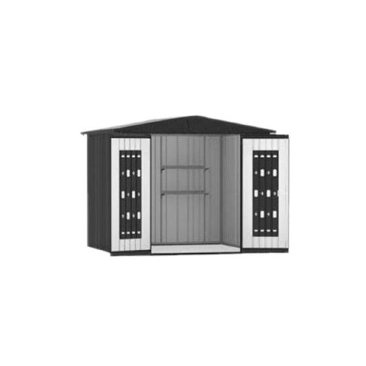 Abri de jardin en métal pour rangement extérieur - 150 x 100 x 100