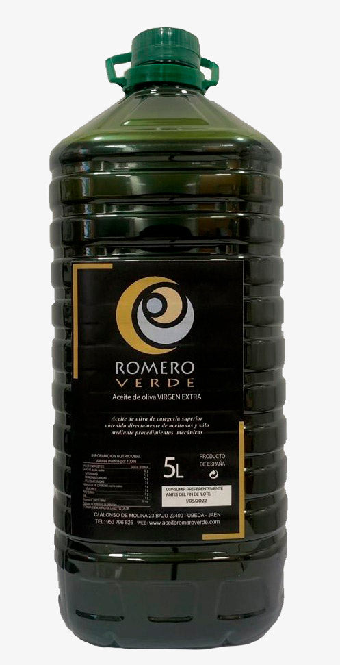 Pack 3 garrafas 5L AOVE Romero VerdePack 3 garrafas 5L AOVE Cosecha Temprana 24/25 – Imagen 2 Pack 3 garrafas 5L AOVE Cosecha Temprana 24/25