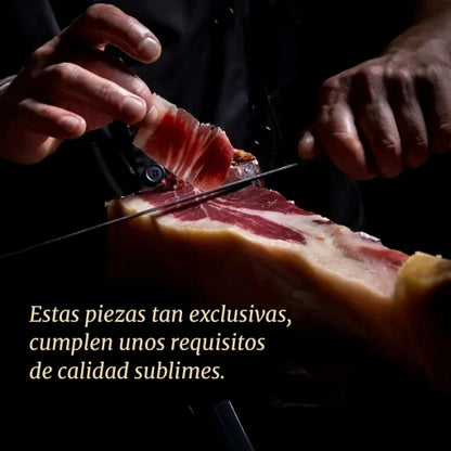 Jamón Gourmet Gran Reserva Duroc | Perniles de 9 kg | Jamón Secado Duroc | Jamón de Curación Superior a 24 meses | Selección Gourmet | Sin Gluten